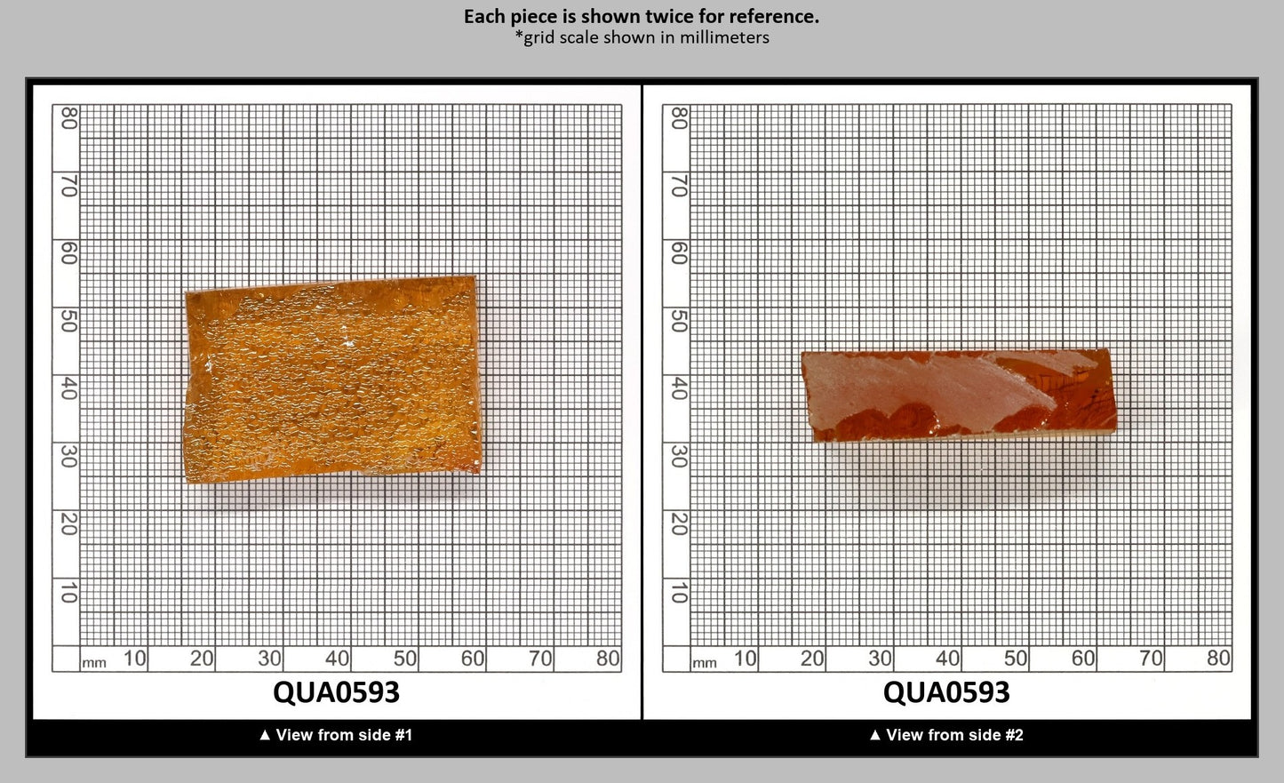Light Citrine Hydrothermal Synthetic Quartz - Lab Created Faceting Rough : QUA0593