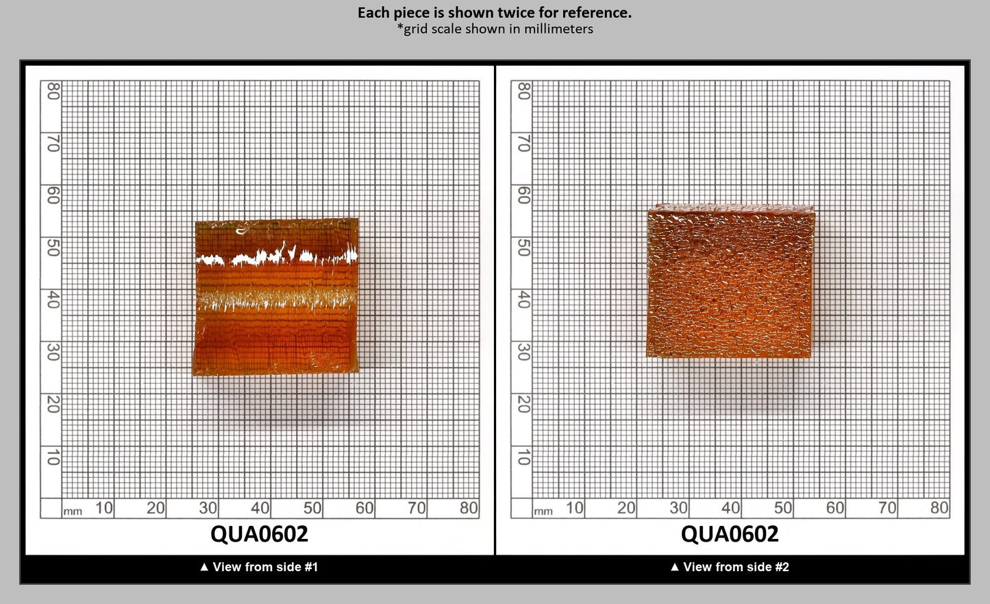 Light Citrine Hydrothermal Synthetic Quartz - Lab Created Faceting Rough : QUA0602