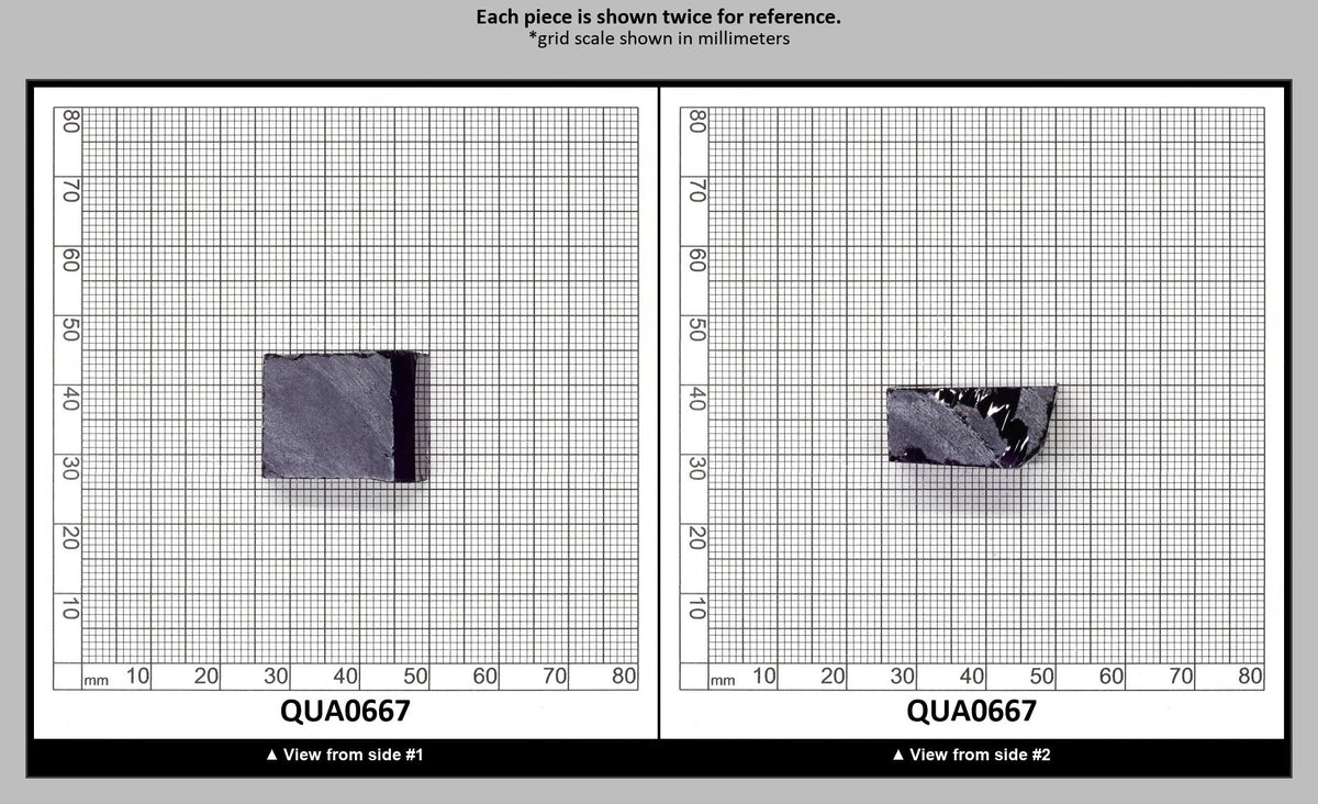 Medium Amethyst Hydrothermal Synthetic Quartz - Lab Created Faceting Rough : QUA0667