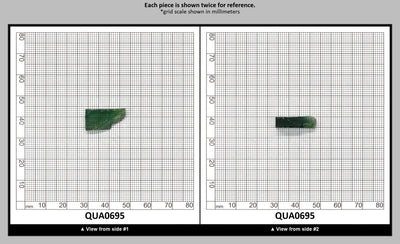 Dark Green Hydrothermal Synthetic Quartz - Lab Created Faceting Rough : QUA0695
