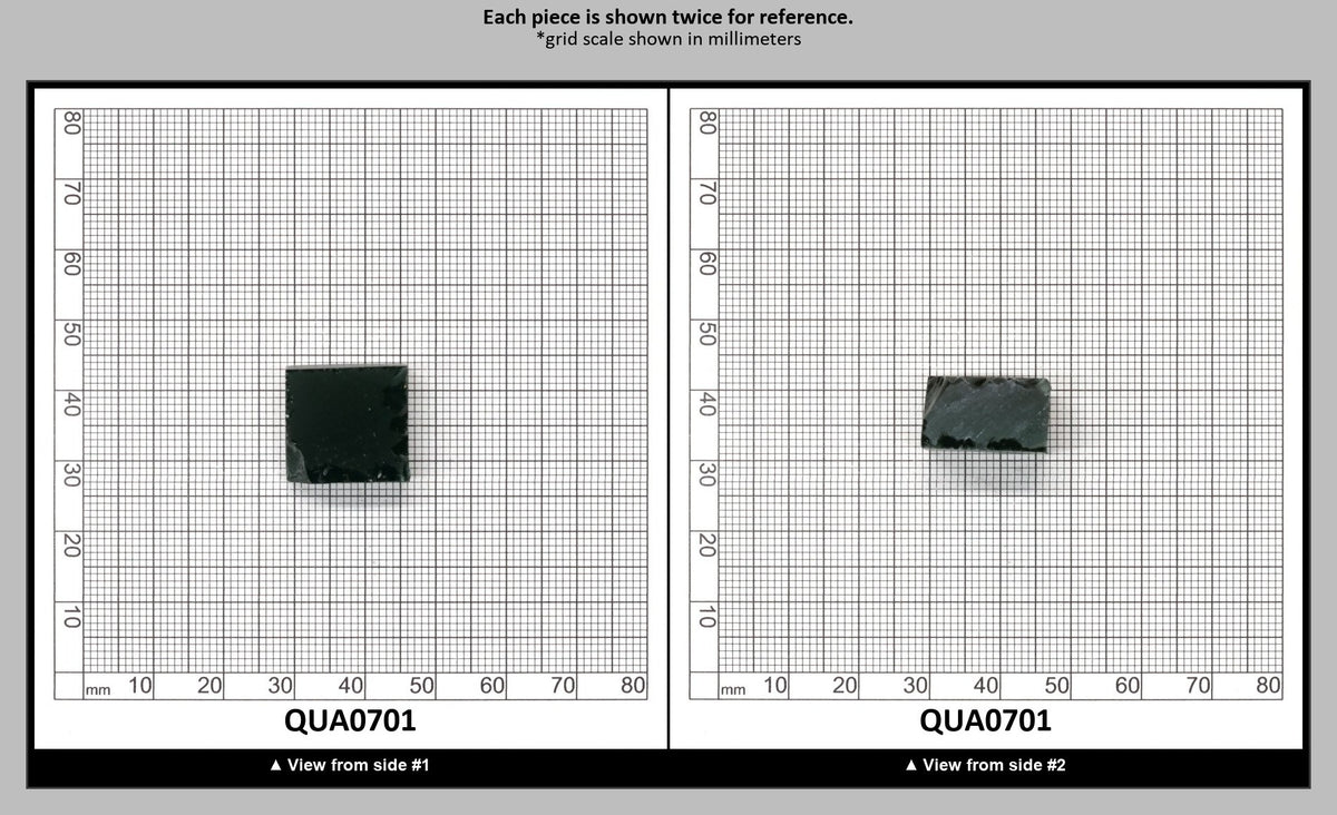 Dark Green Hydrothermal Synthetic Quartz - Lab Created Faceting Rough : QUA0701