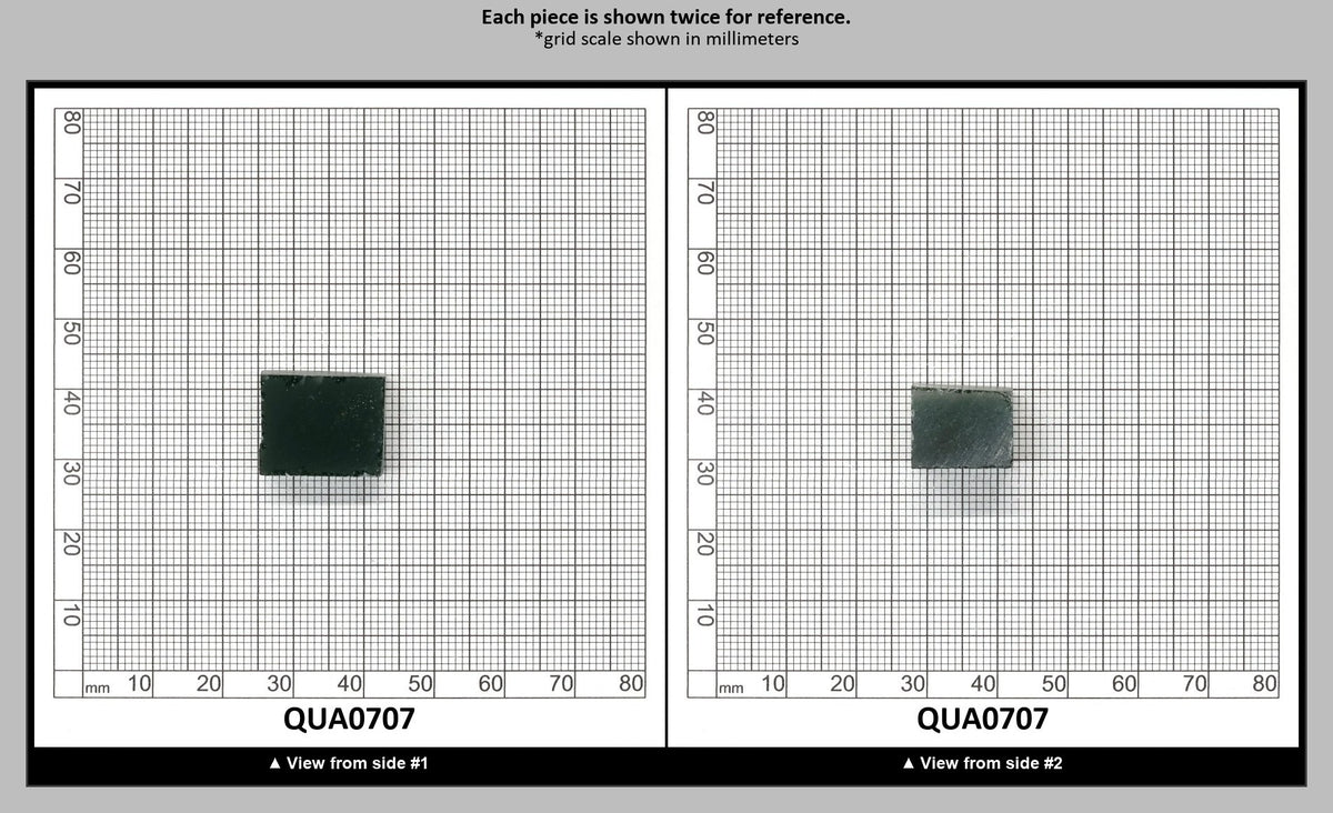 Dark Green Hydrothermal Synthetic Quartz - Lab Created Faceting Rough : QUA0707