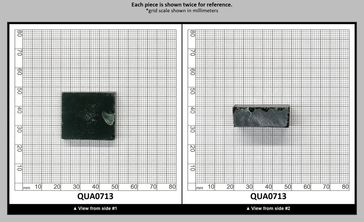 Dark Green Hydrothermal Synthetic Quartz - Lab Created Faceting Rough : QUA0713