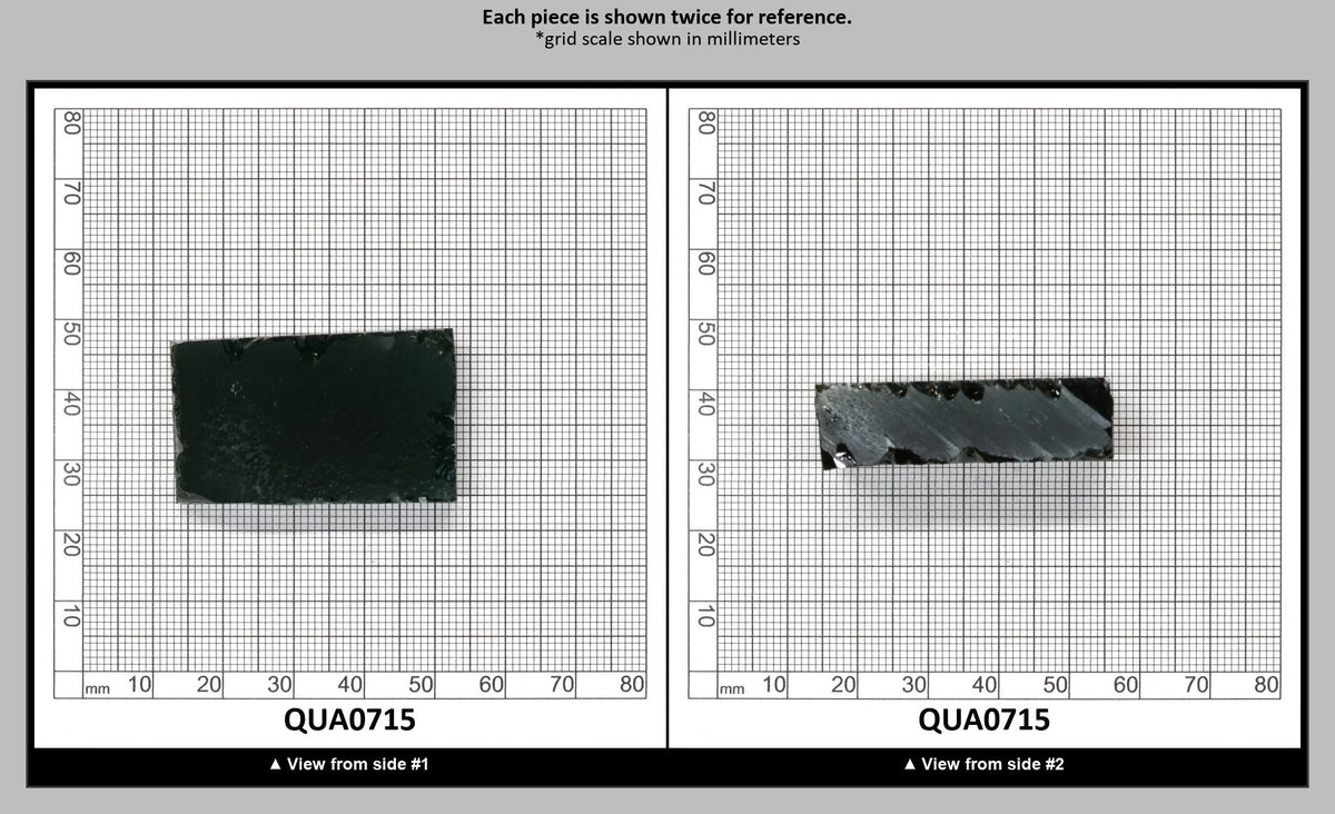 Dark Green Hydrothermal Synthetic Quartz - Lab Created Faceting Rough : QUA0715