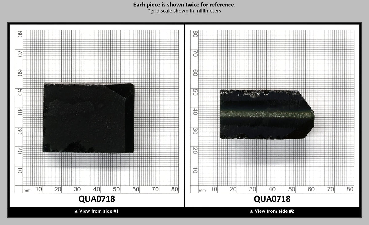Dark Green Hydrothermal Synthetic Quartz - Lab Created Faceting Rough : QUA0718
