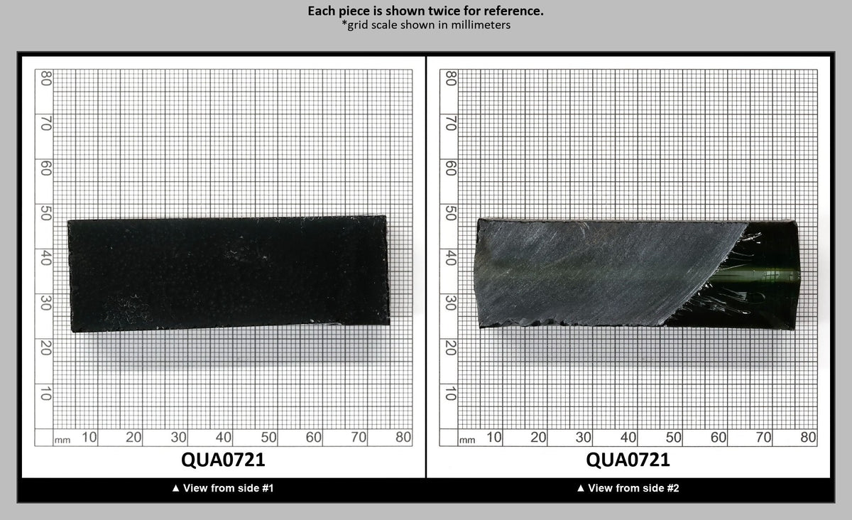 Dark Green Hydrothermal Synthetic Quartz - Lab Created Faceting Rough : QUA0721