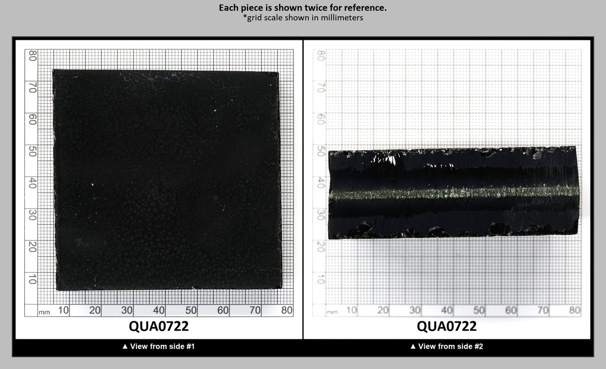 Dark Green Hydrothermal Synthetic Quartz - Lab Created Faceting Rough : QUA0722