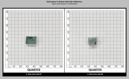 Extra Light Green Hydrothermal Synthetic Quartz - Lab Created Faceting Rough : QUA0723