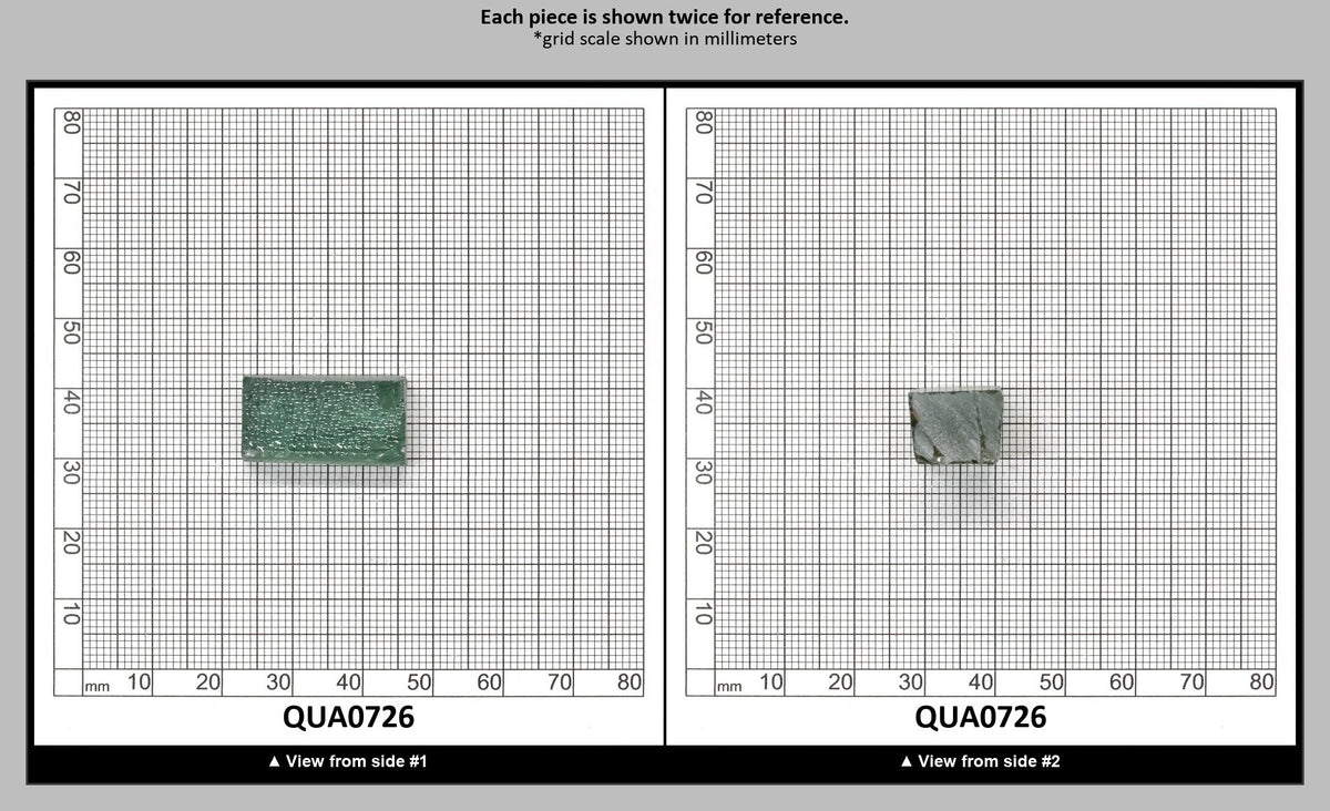 Extra Light Green Hydrothermal Synthetic Quartz - Lab Created Faceting Rough : QUA0726