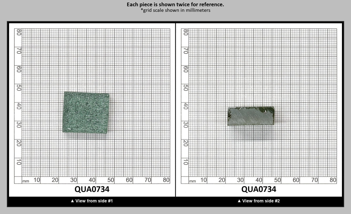 Extra Light Green Hydrothermal Synthetic Quartz - Lab Created Faceting Rough : QUA0734