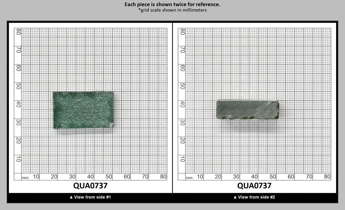 Extra Light Green Hydrothermal Synthetic Quartz - Lab Created Faceting Rough : QUA0737
