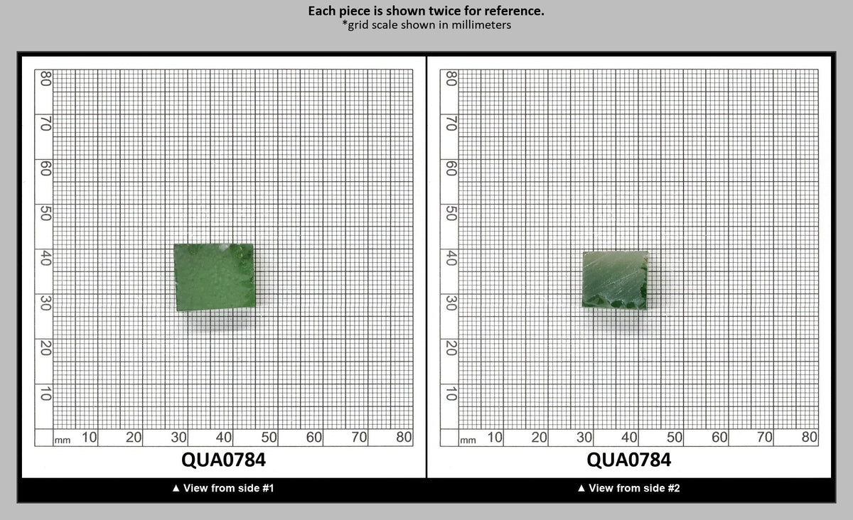 Light Yellow Green Hydrothermal Synthetic Quartz - Lab Created Faceting Rough : QUA0784