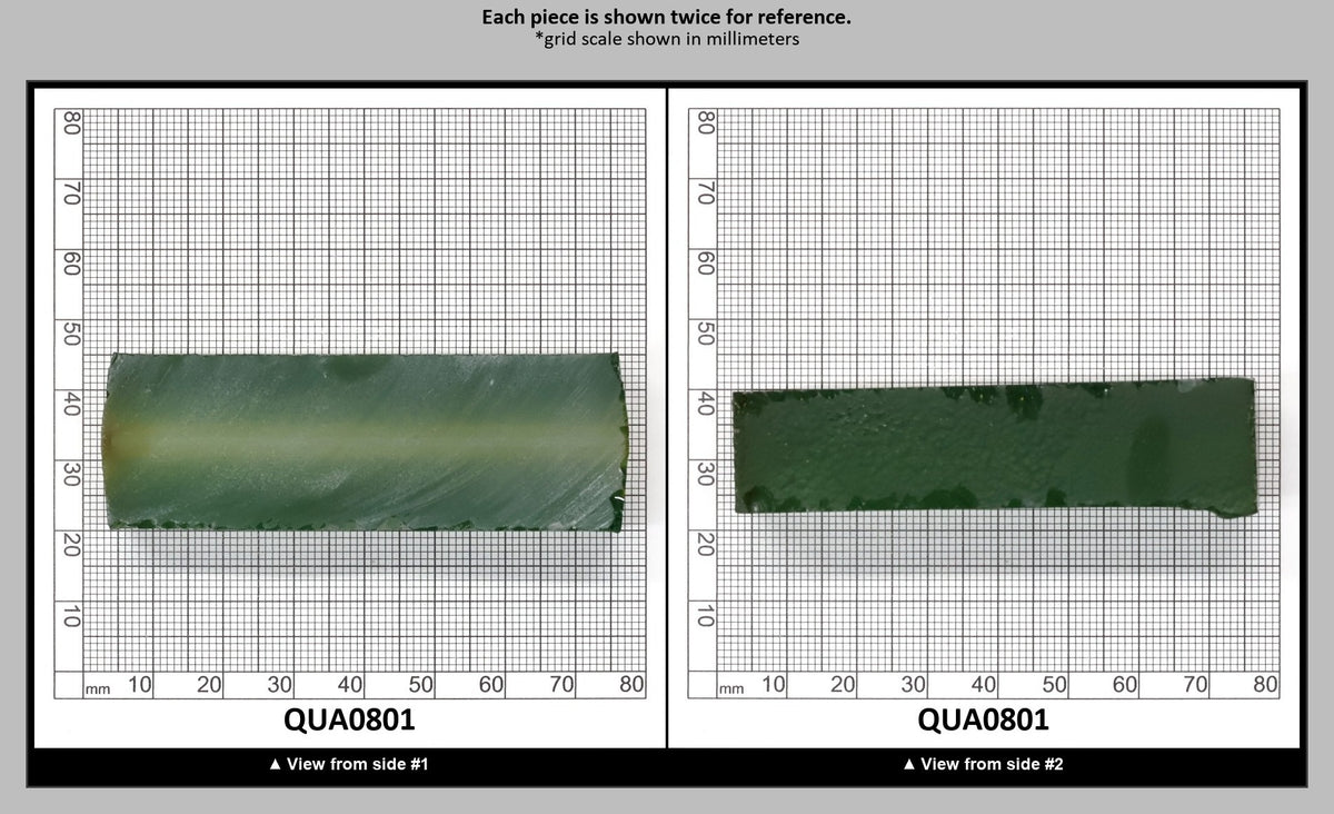 Light Yellow Green Hydrothermal Synthetic Quartz - Lab Created Faceting Rough : QUA0801
