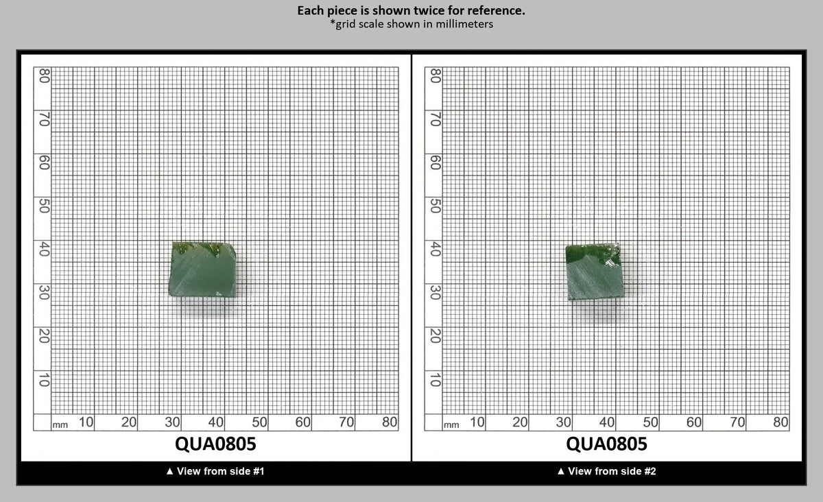 Yellow Green Hydrothermal Synthetic Quartz - Lab Created Faceting Rough : QUA0805
