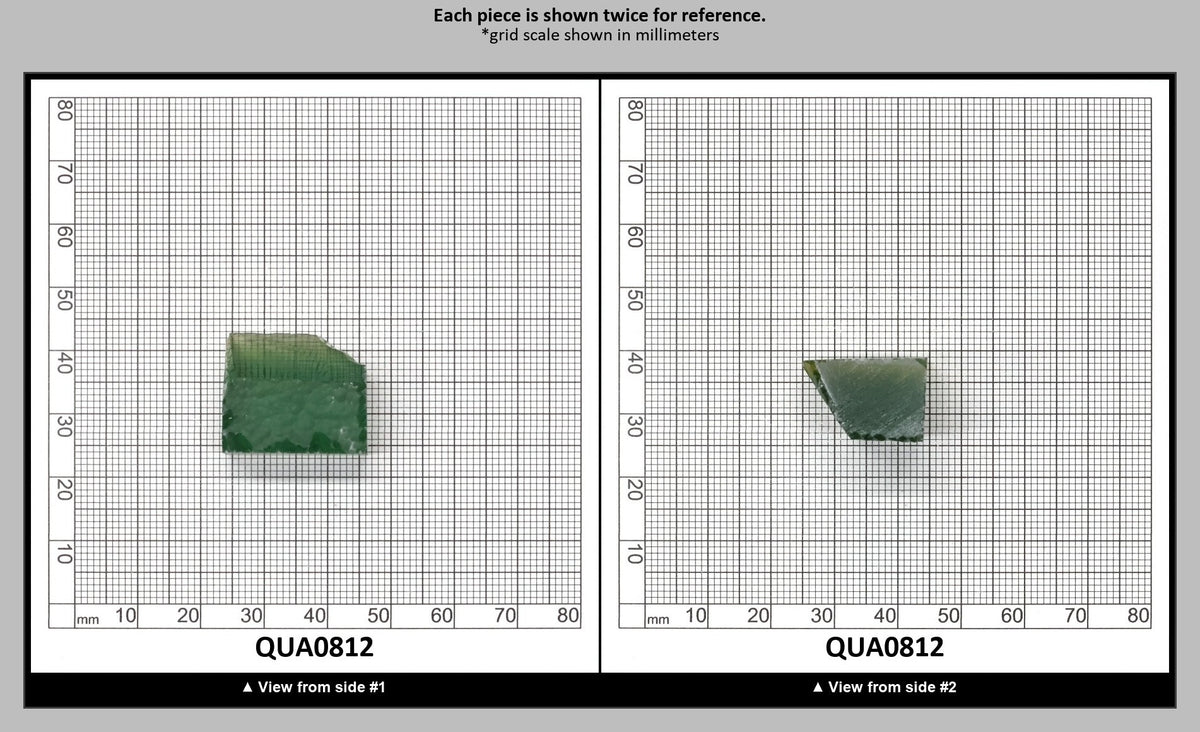 Yellow Green Hydrothermal Synthetic Quartz - Lab Created Faceting Rough : QUA0812