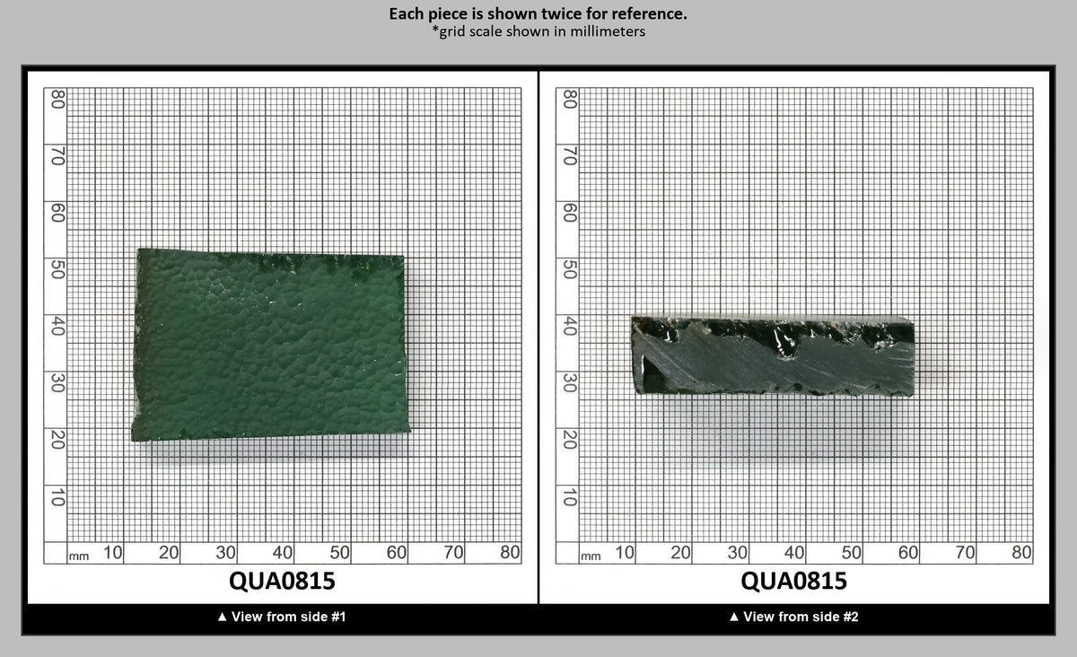 Yellow Green Hydrothermal Synthetic Quartz - Lab Created Faceting Rough : QUA0815