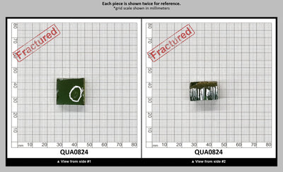 Olive Green Hydrothermal Synthetic Quartz - Lab Created Faceting Rough : QUA0824