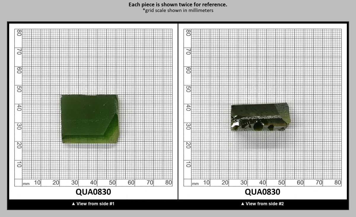 Olive Green Hydrothermal Synthetic Quartz - Lab Created Faceting Rough : QUA0830