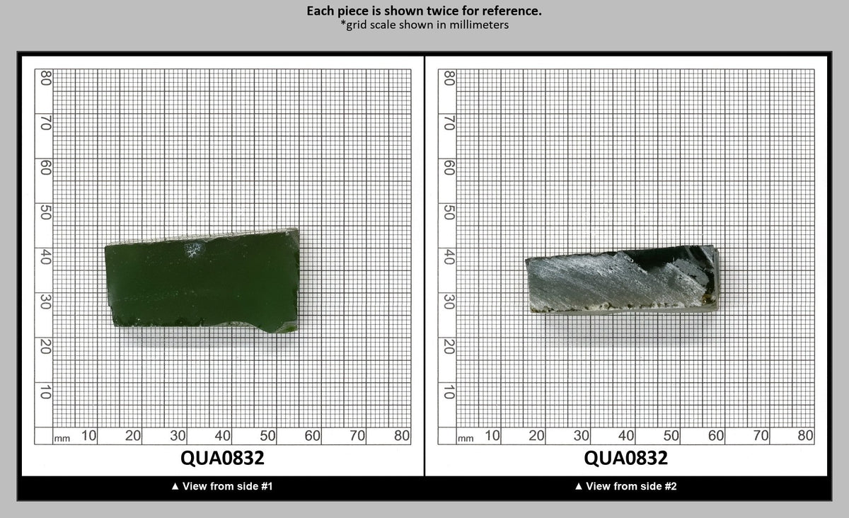 Olive Green Hydrothermal Synthetic Quartz - Lab Created Faceting Rough : QUA0832