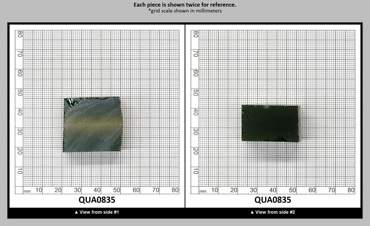 Olive Green Hydrothermal Synthetic Quartz - Lab Created Faceting Rough : QUA0835