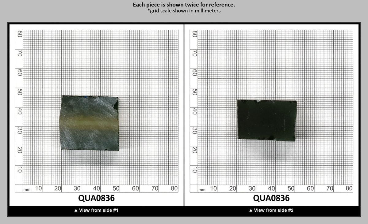 Olive Green Hydrothermal Synthetic Quartz - Lab Created Faceting Rough : QUA0836