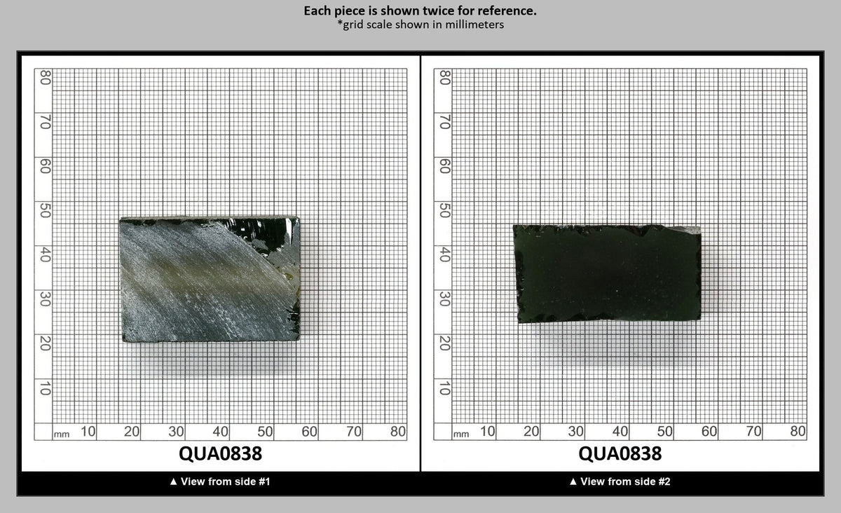 Olive Green Hydrothermal Synthetic Quartz - Lab Created Faceting Rough : QUA0838