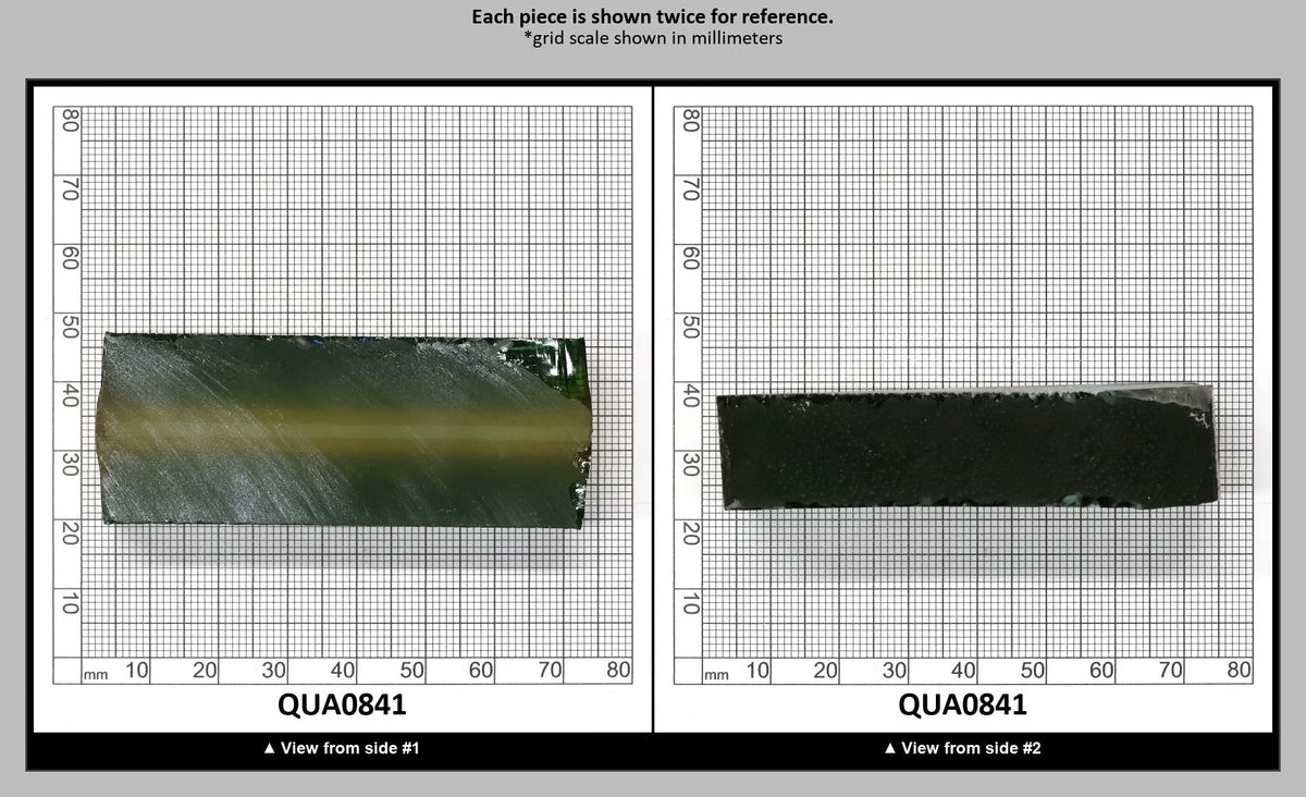 Olive Green Hydrothermal Synthetic Quartz - Lab Created Faceting Rough : QUA0841