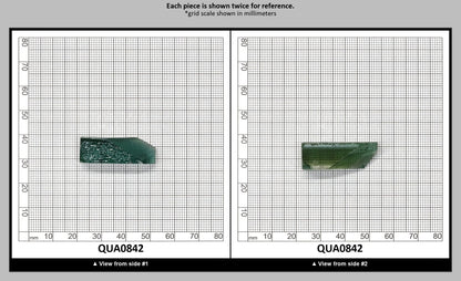 Light Green Hydrothermal Synthetic Quartz - Lab Created Faceting Rough : QUA0842
