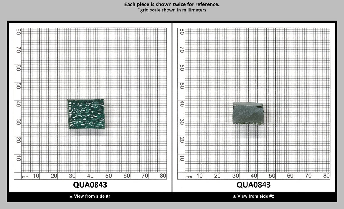 Light Green Hydrothermal Synthetic Quartz - Lab Created Faceting Rough : QUA0843