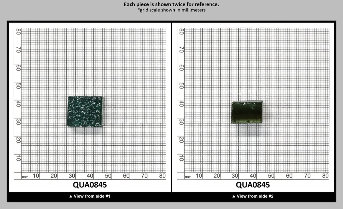 Light Green Hydrothermal Synthetic Quartz - Lab Created Faceting Rough : QUA0845