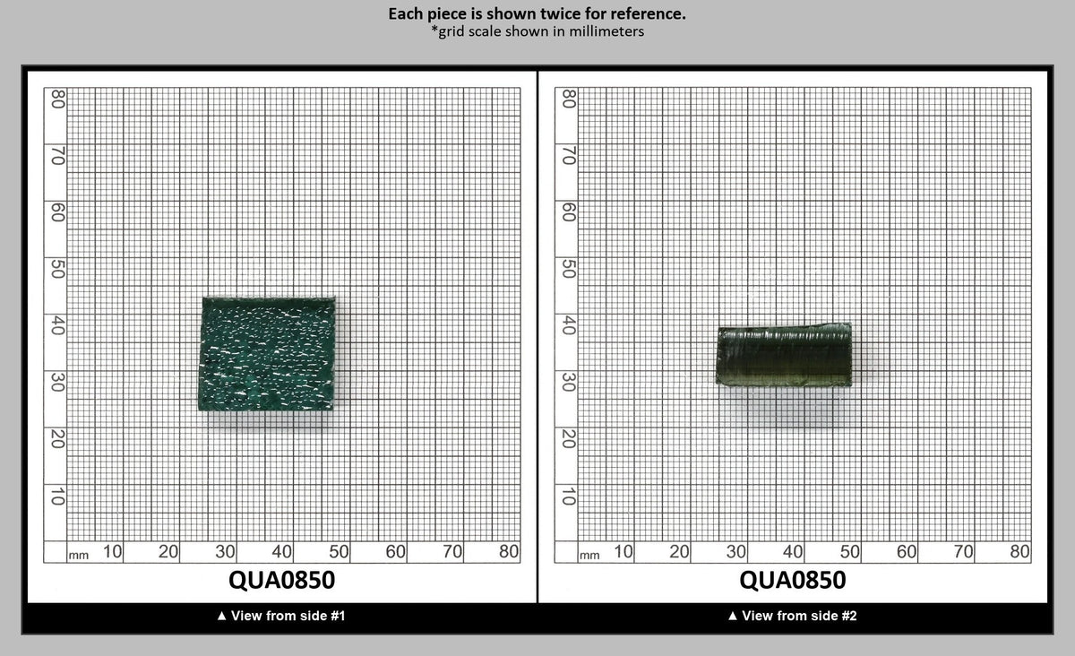 Light Green Hydrothermal Synthetic Quartz - Lab Created Faceting Rough : QUA0850