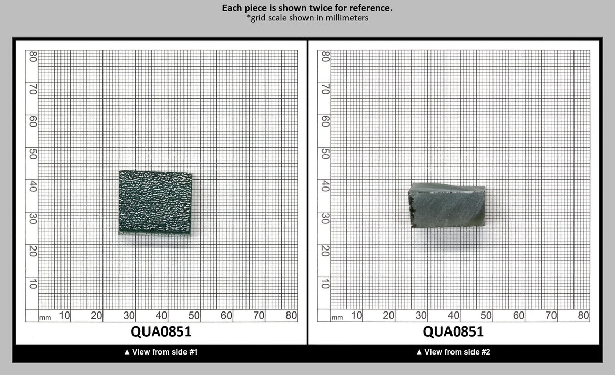 Light Green Hydrothermal Synthetic Quartz - Lab Created Faceting Rough : QUA0851