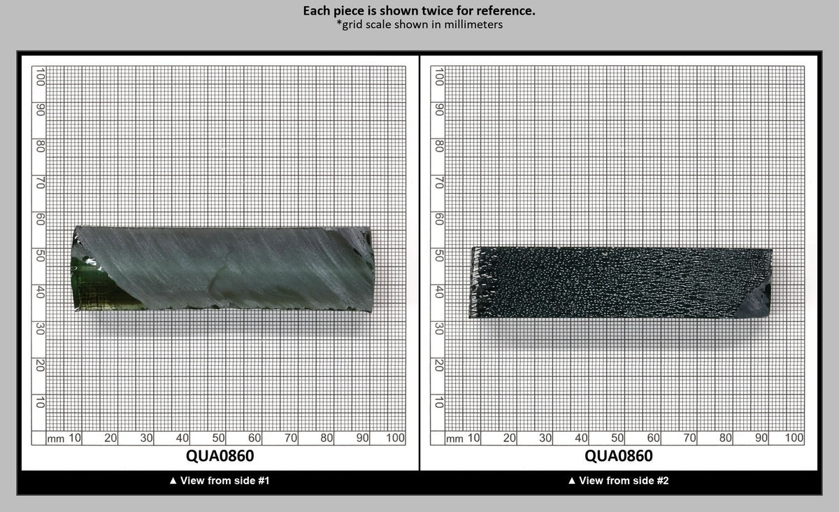 Light Green Hydrothermal Synthetic Quartz - Lab Created Faceting Rough : QUA0860