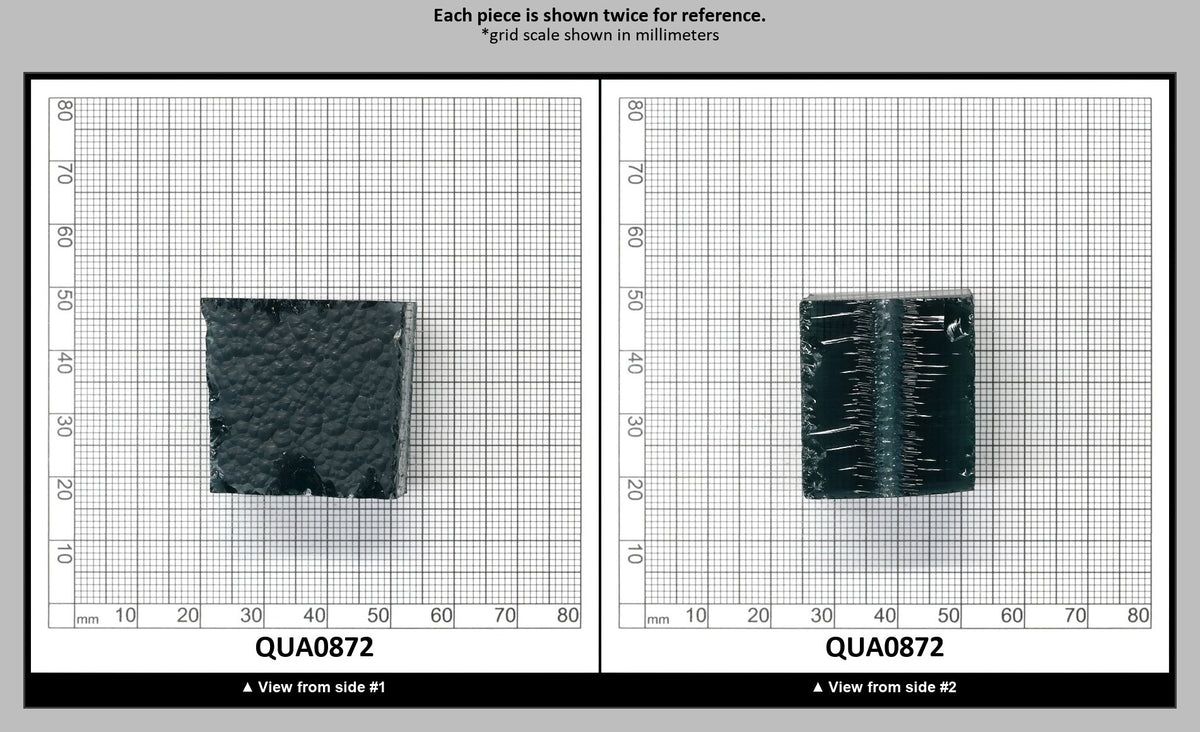Aquamarine Hydrothermal Synthetic Quartz - Lab Created Faceting Rough : QUA0872