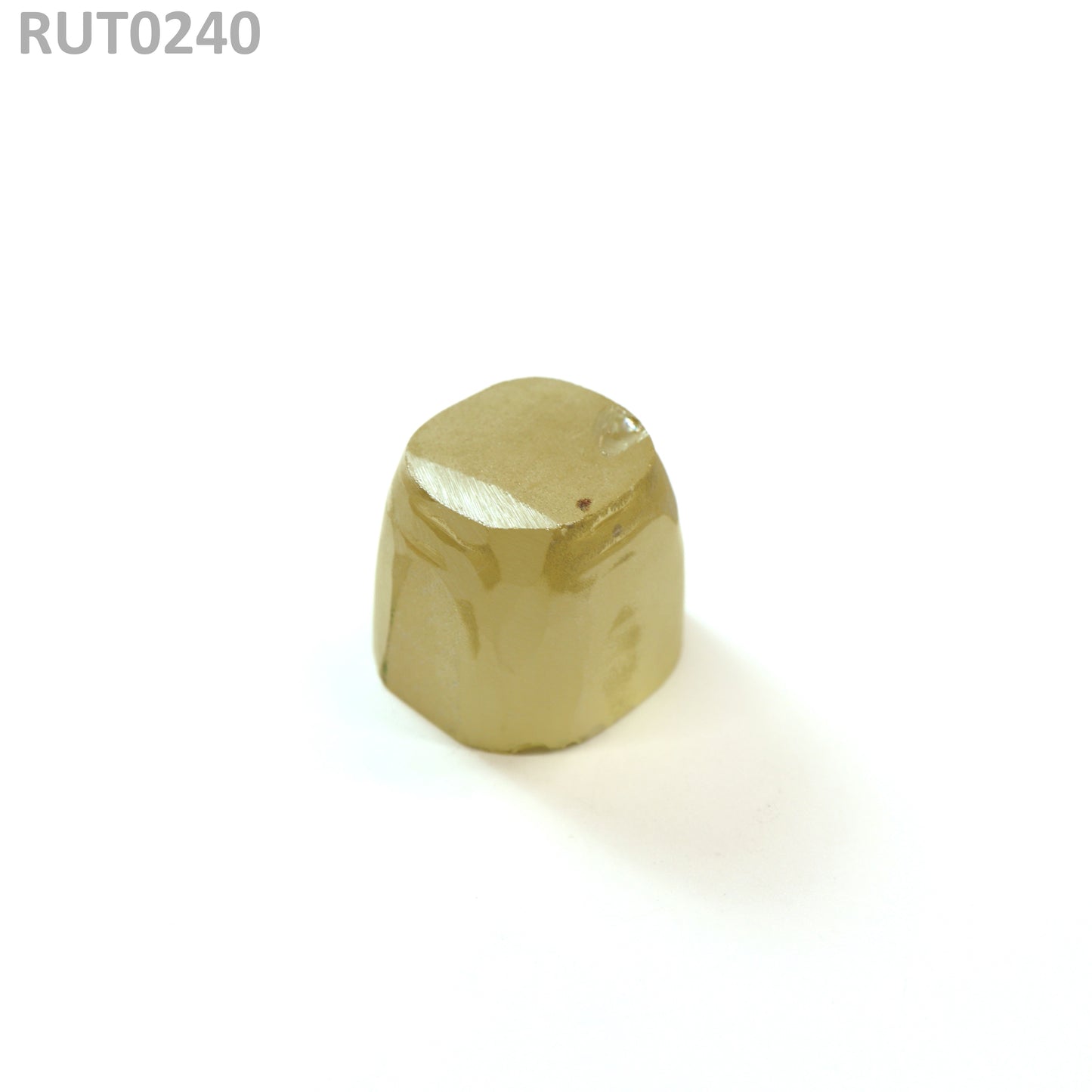 Near Colorless Large Synthetic Rutile Grade A - Faceting Rough