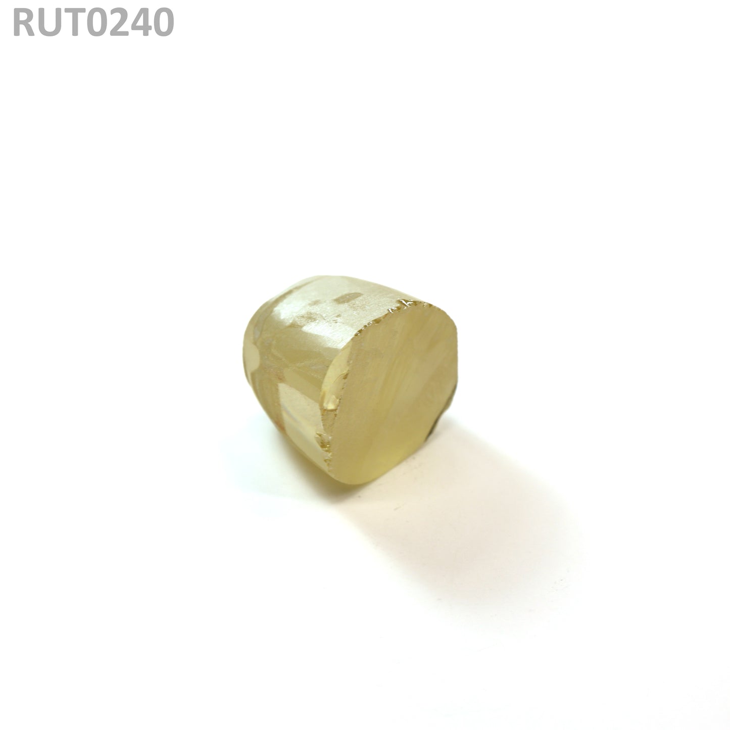 Near Colorless Large Synthetic Rutile Grade A - Faceting Rough