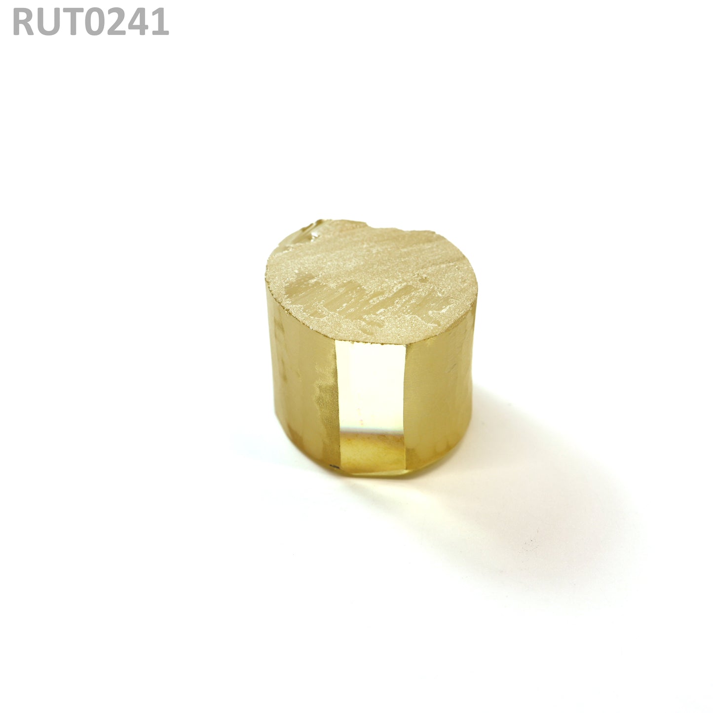 Near Colorless Large Synthetic Rutile Grade A - Faceting Rough