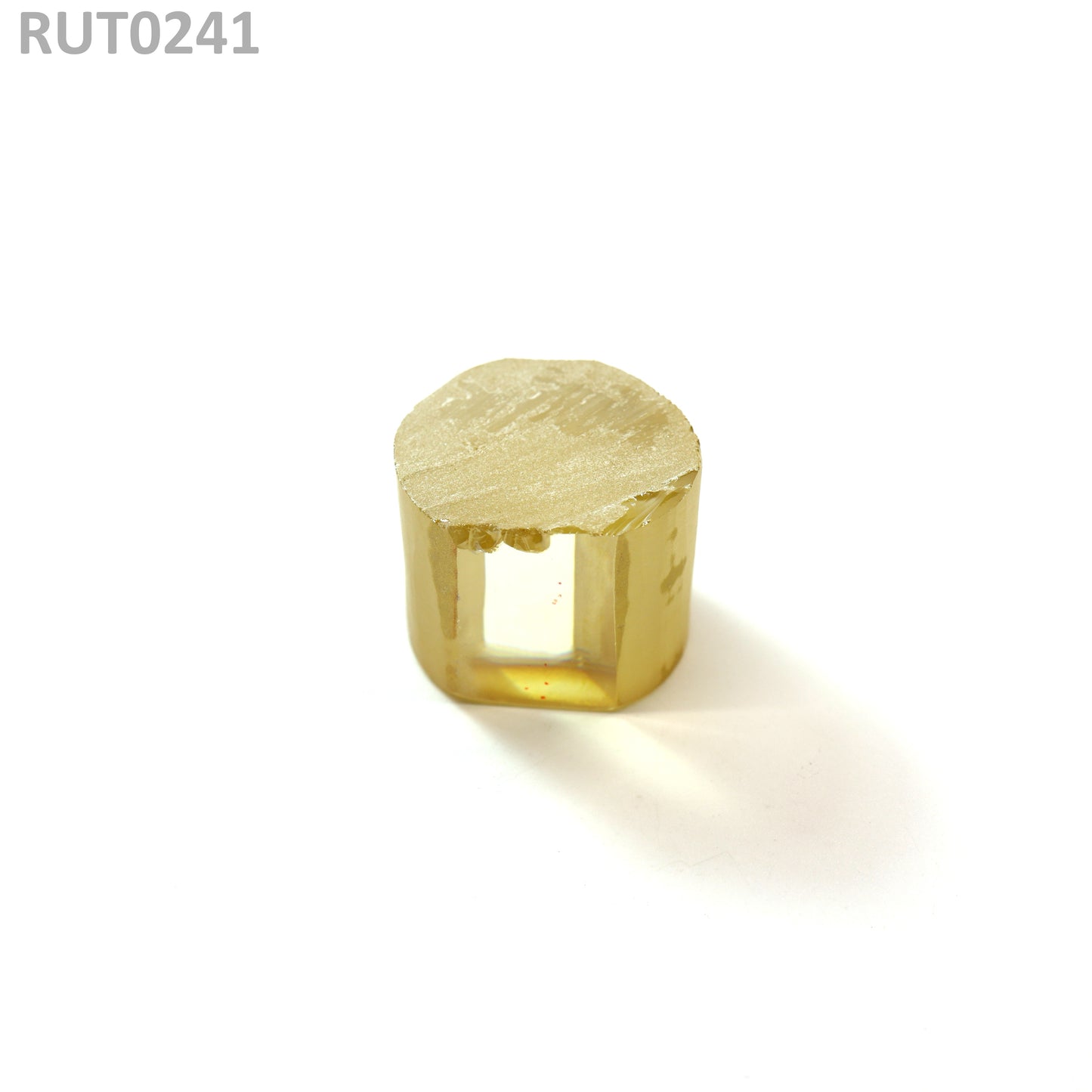 Near Colorless Large Synthetic Rutile Grade A - Faceting Rough