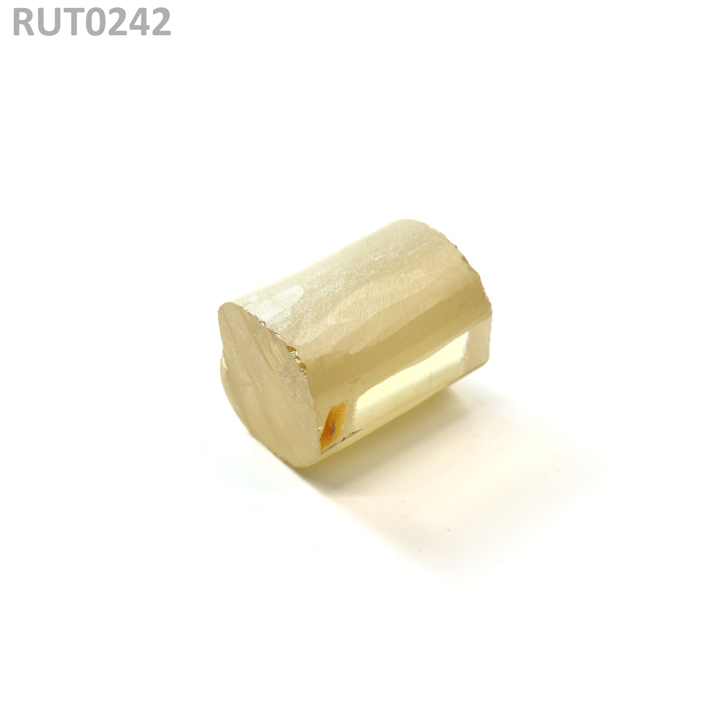 Near Colorless Large Synthetic Rutile Grade A - Faceting Rough