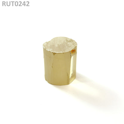 Near Colorless Large Synthetic Rutile Grade A - Faceting Rough