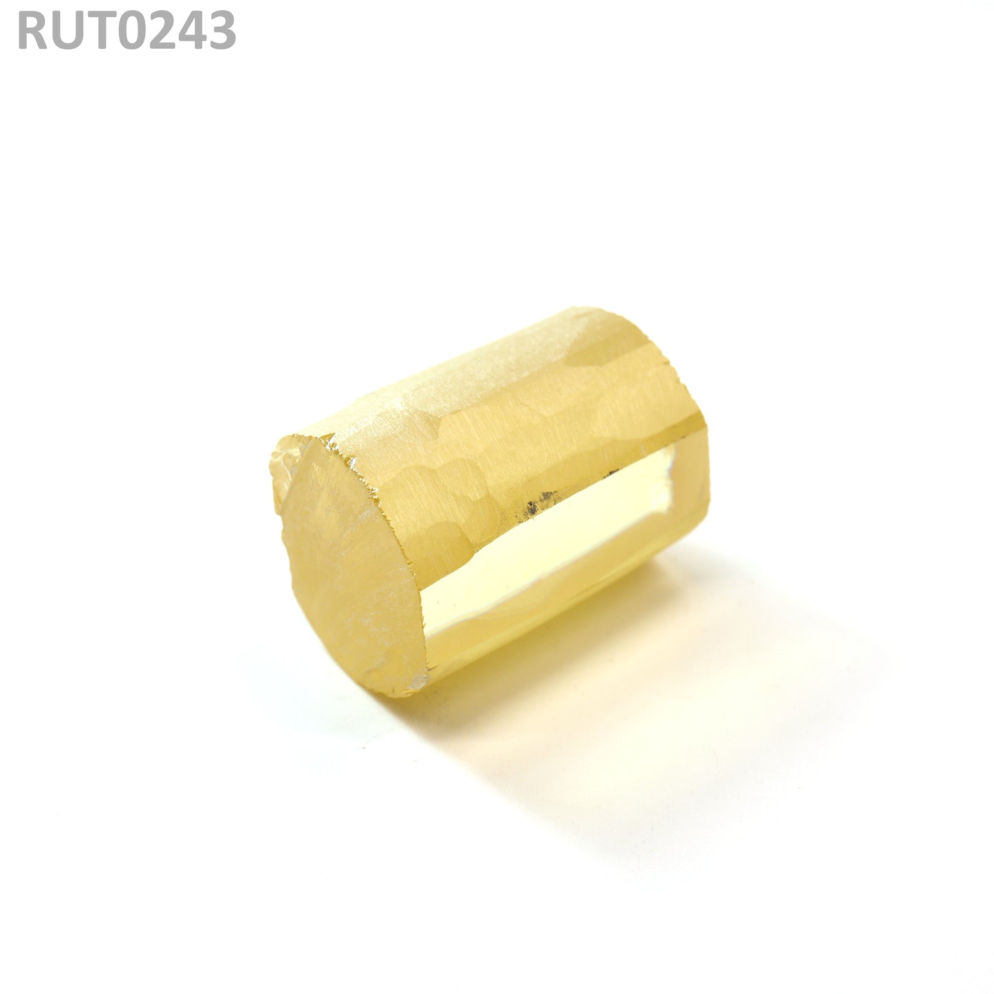 Near Colorless Large Synthetic Rutile Grade A - Faceting Rough