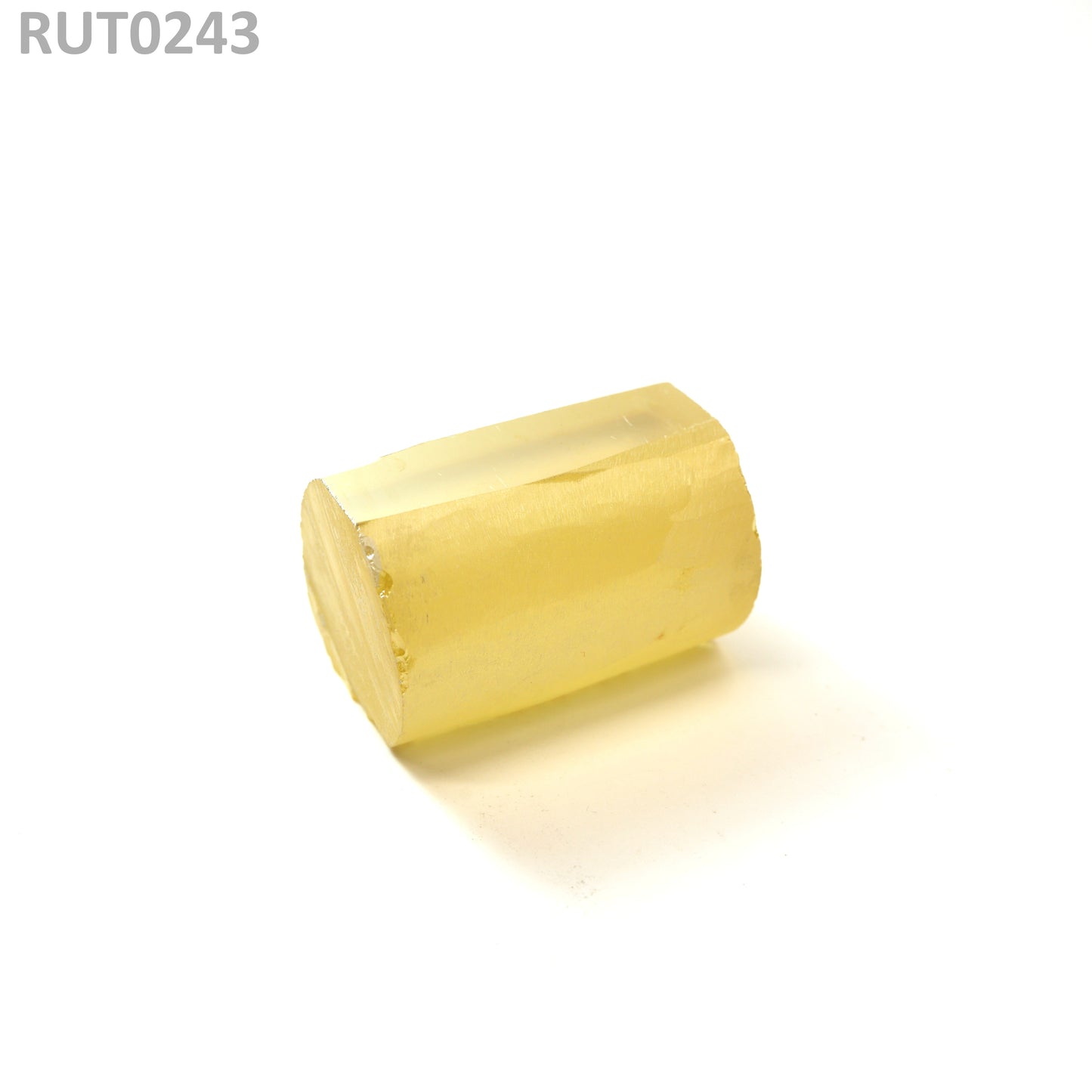 Near Colorless Large Synthetic Rutile Grade A - Faceting Rough