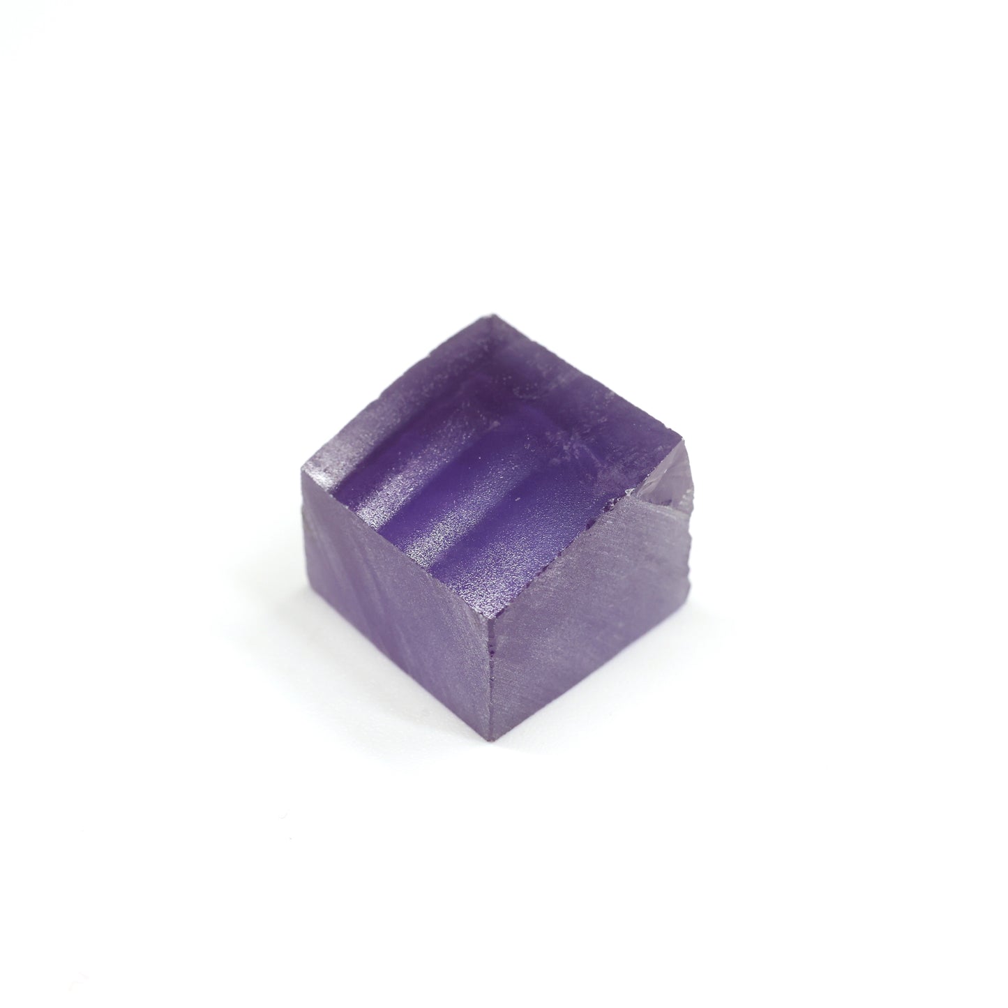 Purple Color-Change Czochralski Pulled Sapphire - Faceting Rough