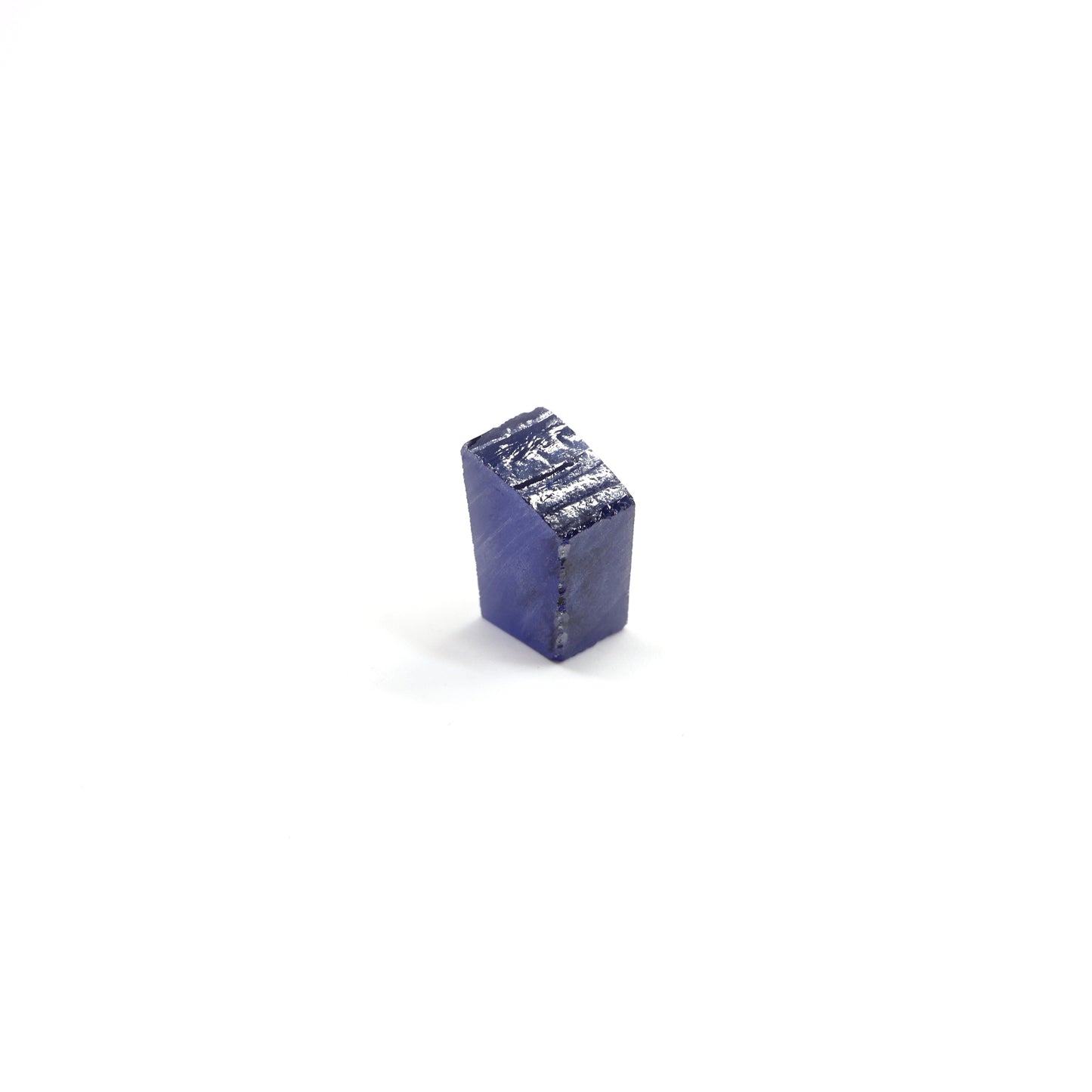 Medium Blue Czochralski Pulled Sapphire - Grade A - Faceting Rough