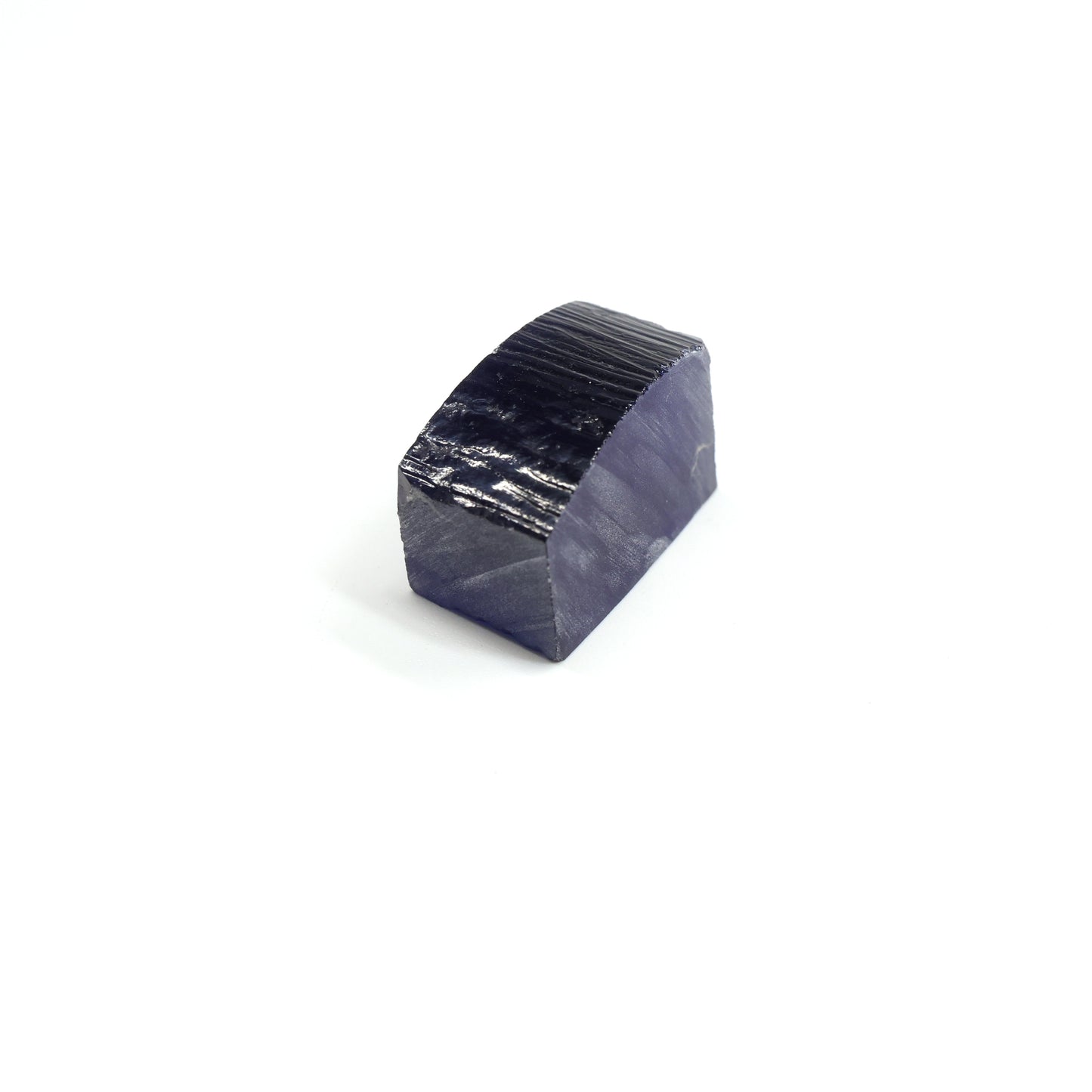 Medium Blue Czochralski Pulled Sapphire - Grade A - Faceting Rough
