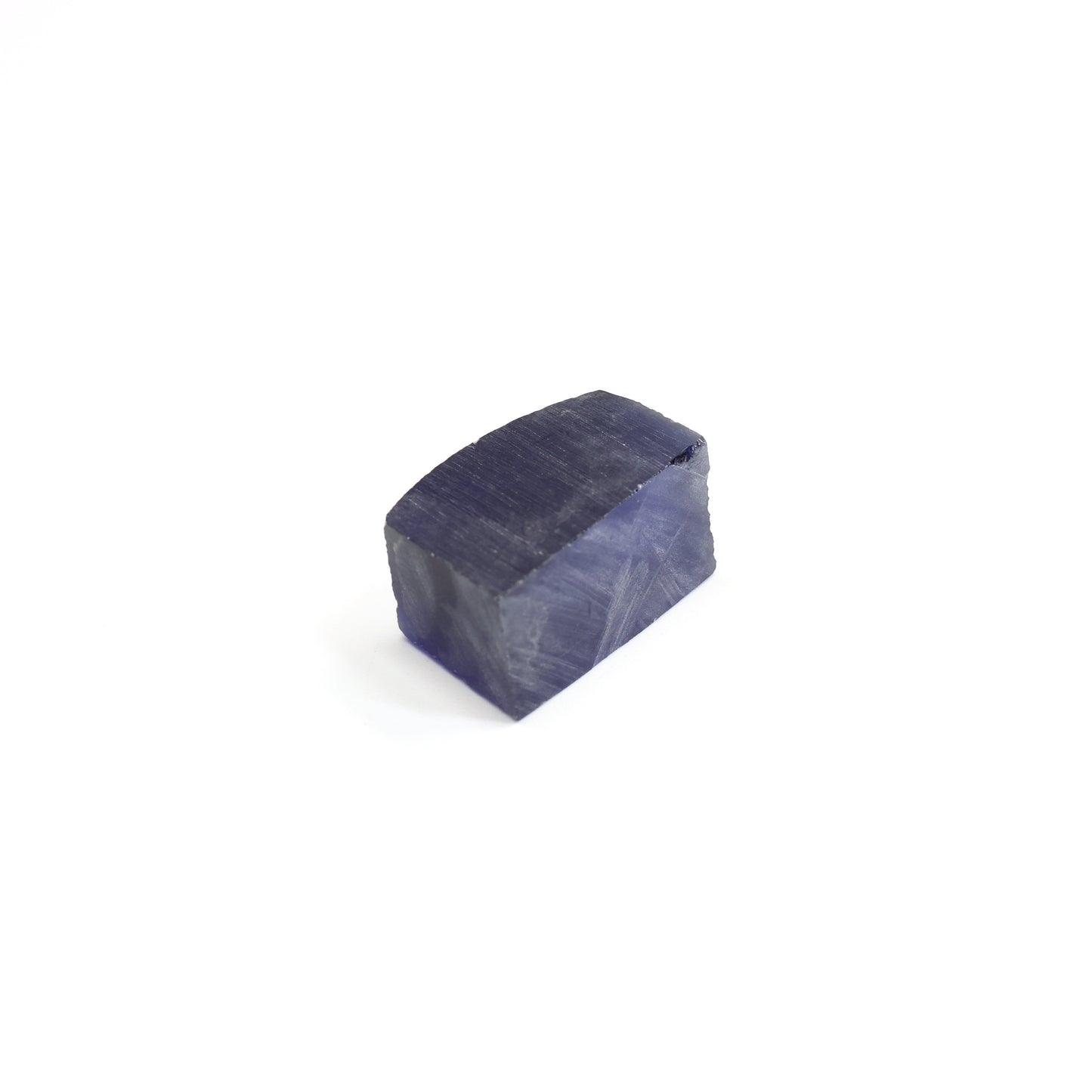 Medium Blue Czochralski Pulled Sapphire - Grade A - Faceting Rough