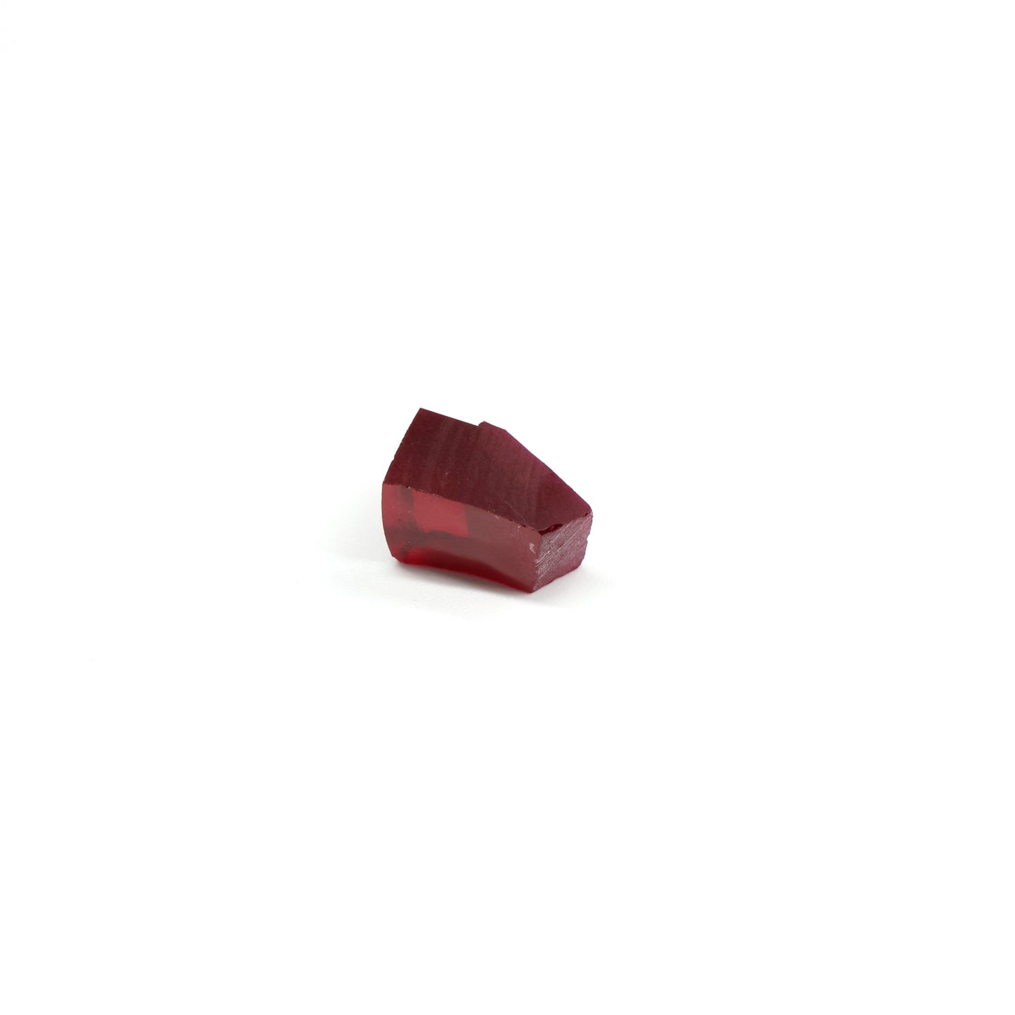 Pigeon Blood Red  Czochralski Pulled Ruby - Grade A - Faceting Rough