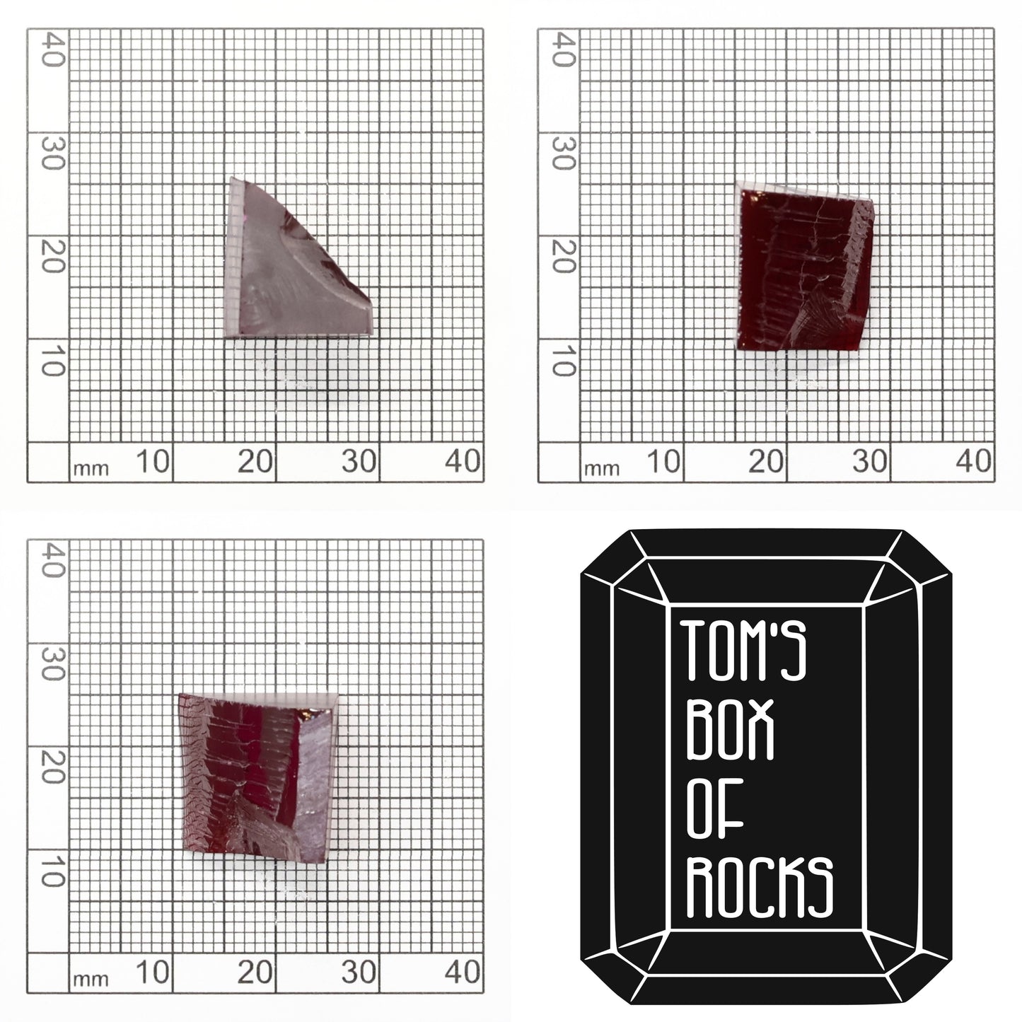 Pigeon Blood Red  Czochralski Pulled Ruby - Grade A - Faceting Rough