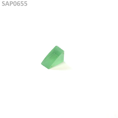 Mint Green Czochralski Pulled Sapphire - Grade A - Faceting Rough