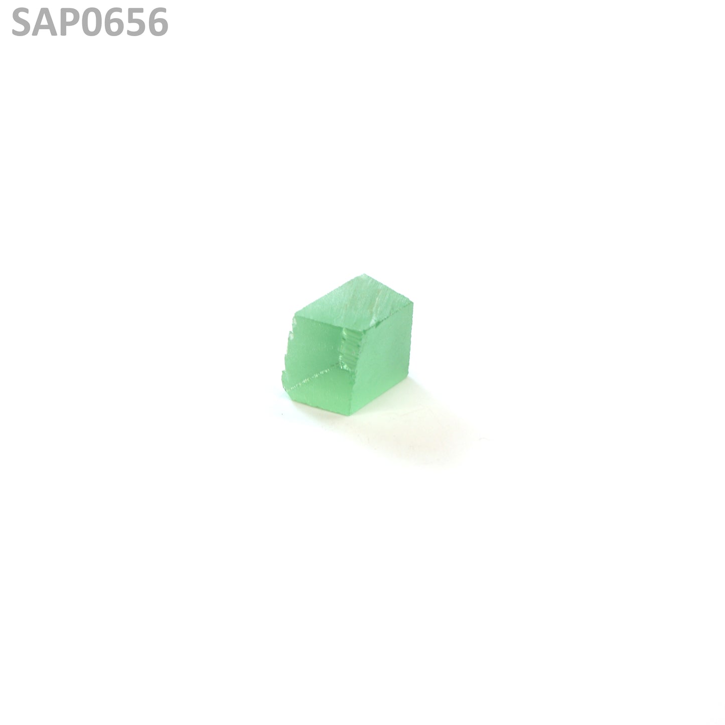 Mint Green Czochralski Pulled Sapphire - Grade A - Faceting Rough